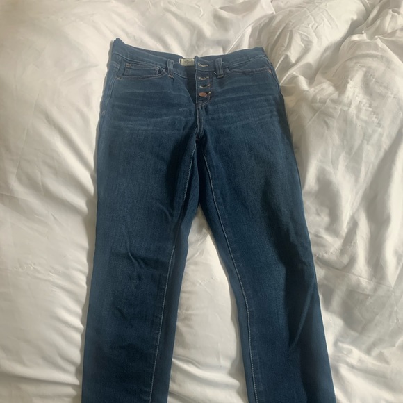 Madewell 10” high rise skinny crop jeans - Picture 2 of 5